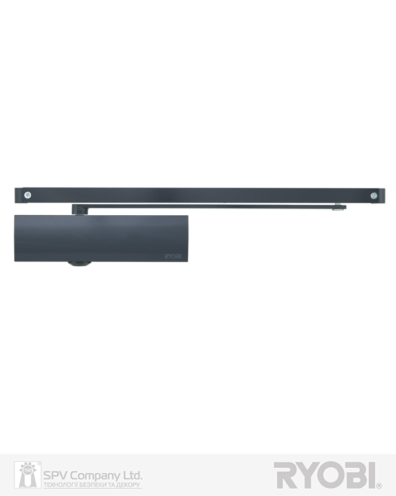 Фото Дотягувач накладний RYOBI 2200 DS-2200T ANTHRACITE BC SLD_HO_ARM 22,5 EN_1-3 60кг 950мм   FIRE   в інтернет-магазині locksmaster.com.ua