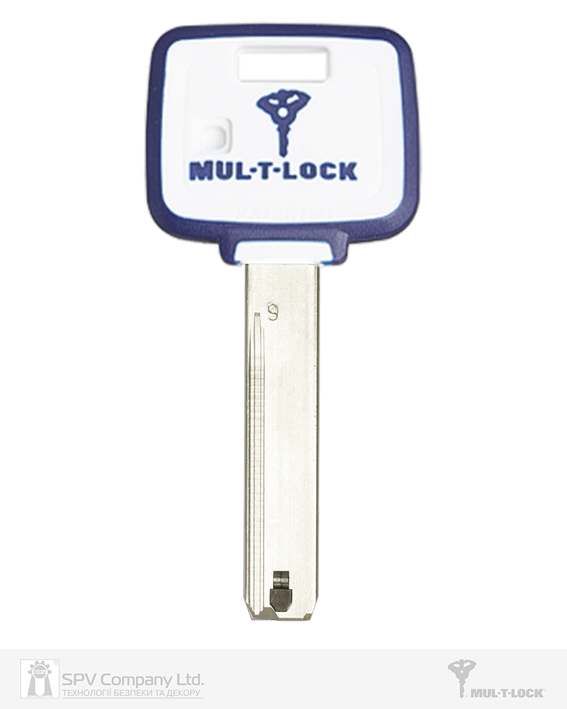 Фото Ключ MUL-T-LOCK MTL800 1KEY 839B_XXXXX 42,5мм HORIZONTAL   31мм NSi     DND2C(BLUE/W)     в інтернет-магазині locksmaster.com.ua