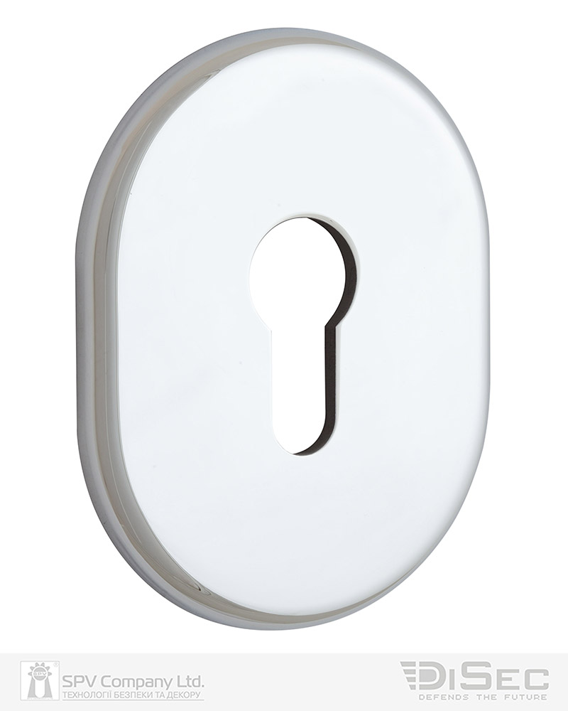 Фото Щиток DISEC     KT036 DIN OVAL     Хром_полірований   C       в інтернет-магазині locksmaster.com.ua