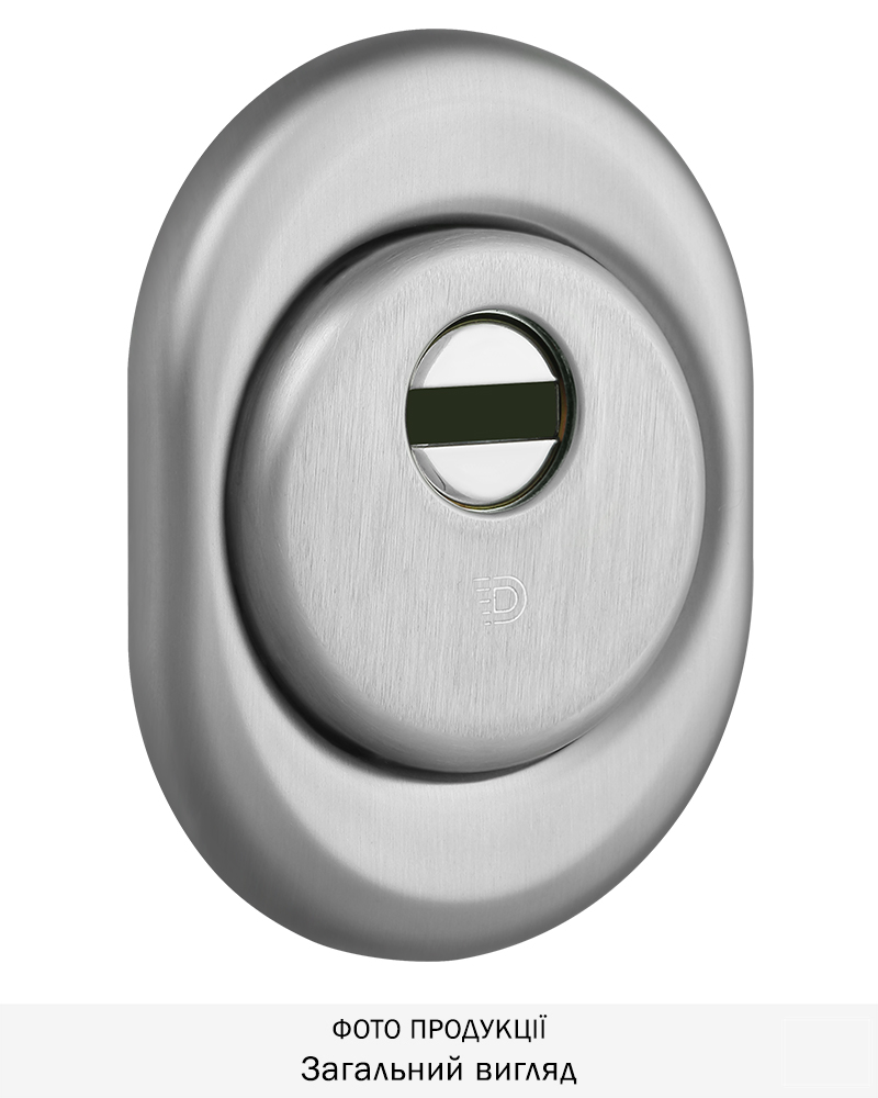 Фото Протектор DISEC   SFERIK BD16/4 DIN OVAL 25мм   Нерж.сталь_мат 3клас IT     Зовнішній в інтернет-магазині locksmaster.com.ua