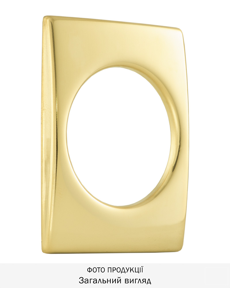 Фото Щиток DISEC     KT3485   RECTANGL     Латунь_PVD   2       в інтернет-магазині locksmaster.com.ua