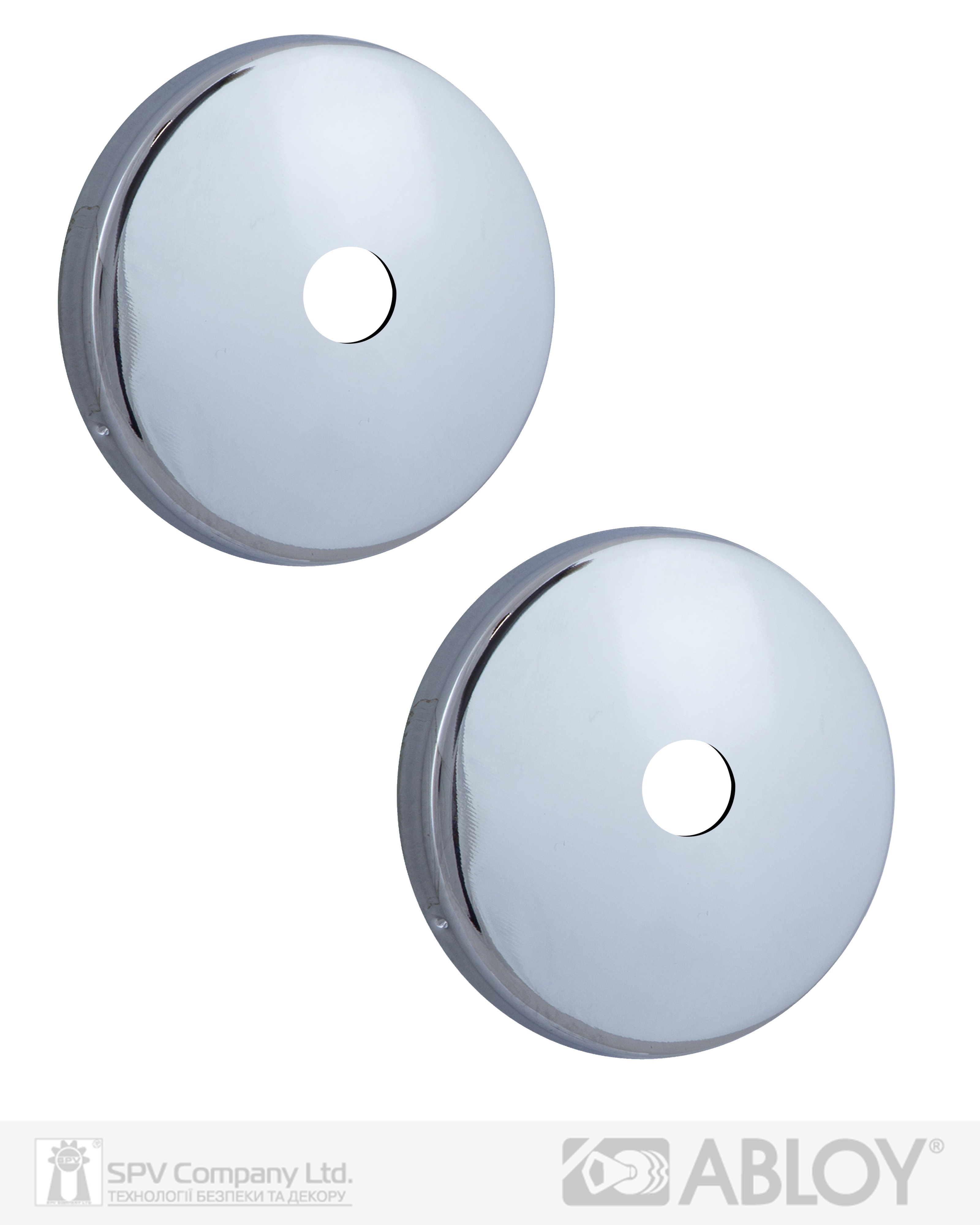 Фото Щиток ABLOY   LH002   O ROUND   Хром_полірований 38-60мм універсальне   MS_CR Комплект в інтернет-магазині locksmaster.com.ua