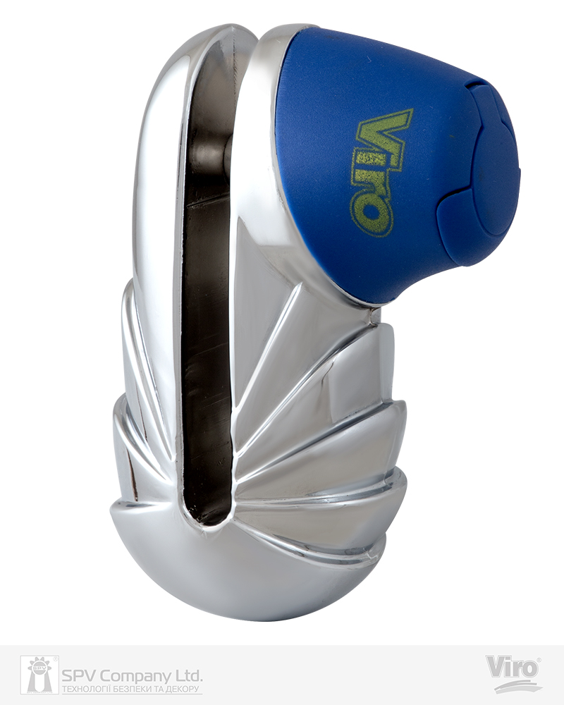 Фото Замок VIRO MOTO ARMADILLO STAINLESS_STEEL        3KEY     в інтернет-магазині locksmaster.com.ua