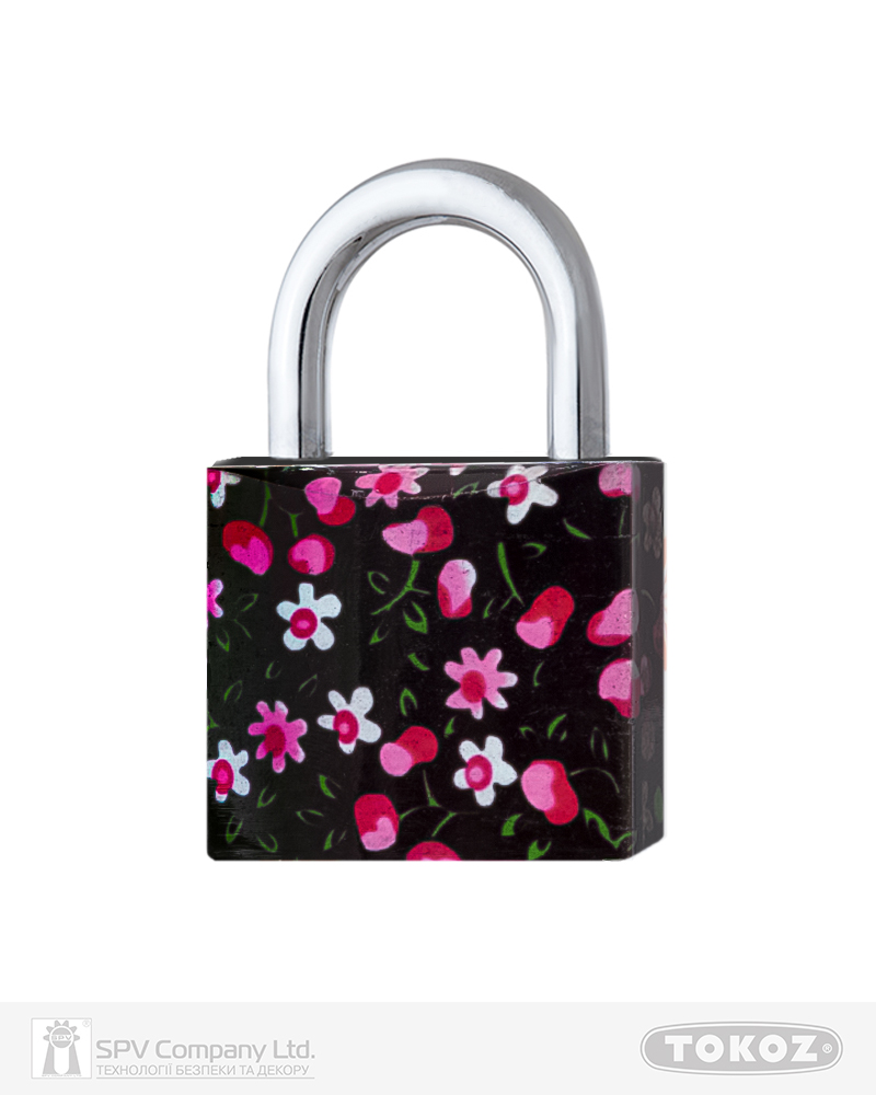 Фото Замок висячий TOKOZ CHERRY_40       3KEY TK1_M NR_shackle 22мм 6,2мм     в інтернет-магазині locksmaster.com.ua