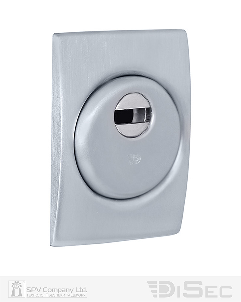 Фото Протектор DISEC   SFERIK BD+ DIN RECTANGL 25мм   Хром_мат 3клас T     Зовнішній в інтернет-магазині locksmaster.com.ua