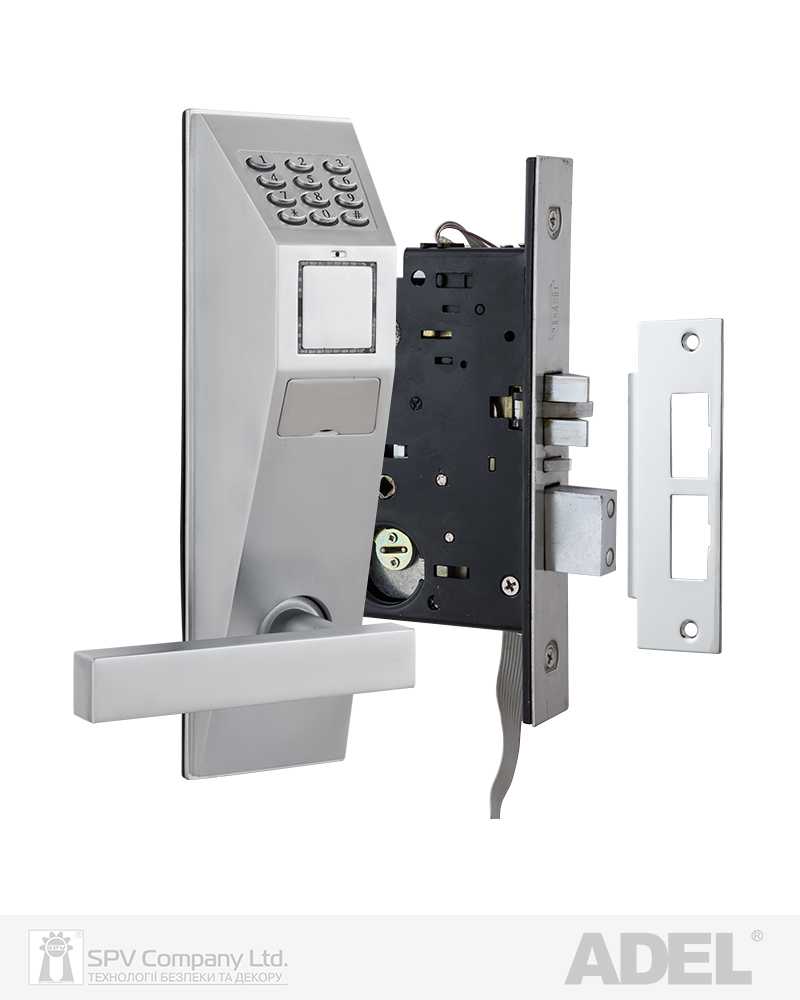 Фото Замок кодовий ADEL 767GSB8000-II   SS LEFT   45-60мм BS64 FP30.5 автономний в інтернет-магазині locksmaster.com.ua