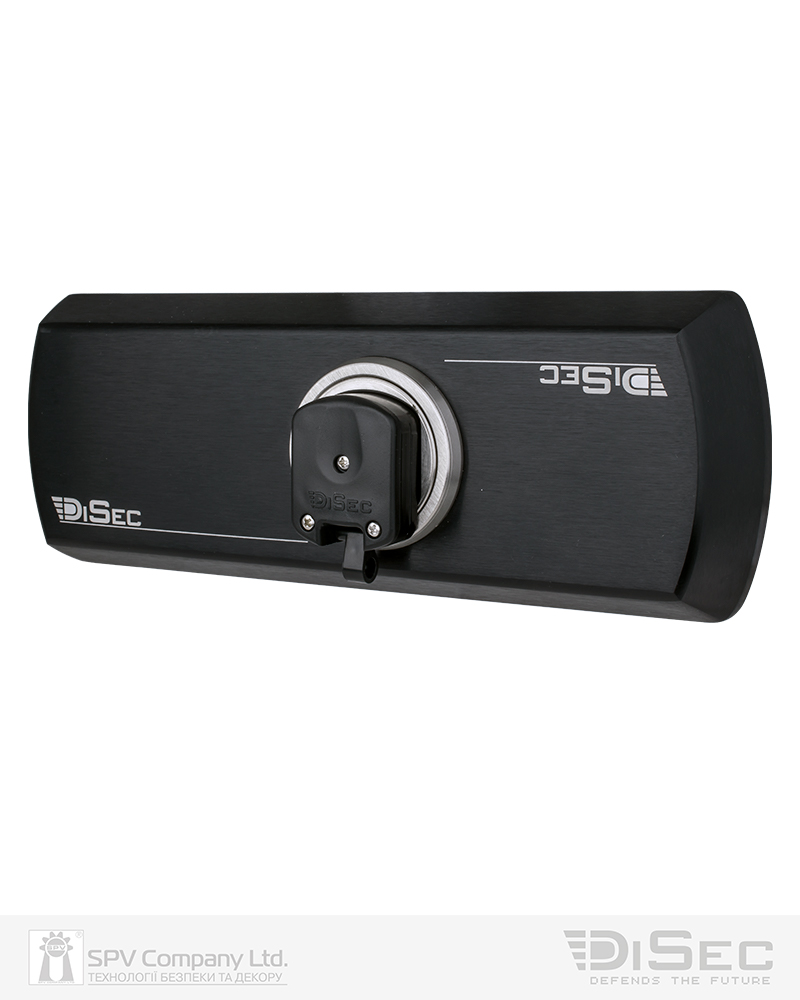 Фото Замок DISEC VAN MAGN. MG860 BLACK 2KEY навісний на дверцята автомобіля       KM0P86 FN в інтернет-магазині locksmaster.com.ua