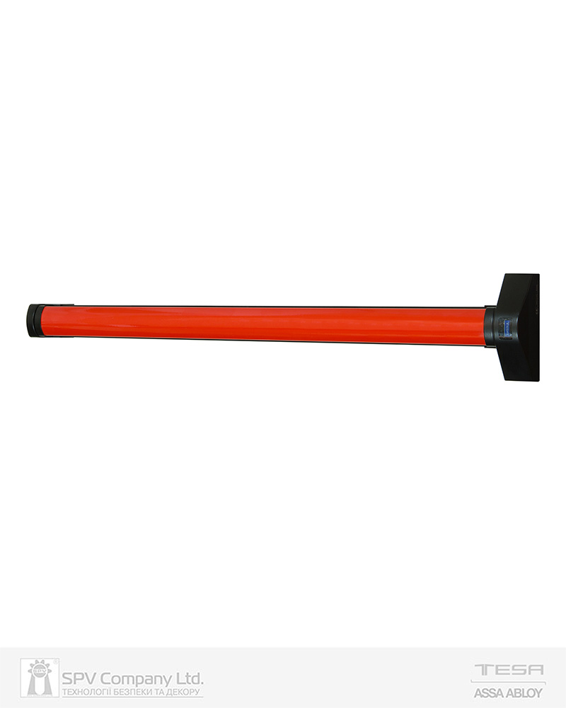 Фото Ручка TESA для евакуаційного виходу врізний QUICK1E909       NR 900мм 9x9мм N: black (RAL 9005)/ R: red (RAL 3000) в інтернет-магазині locksmaster.com.ua