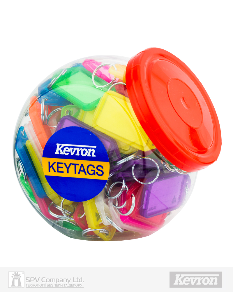 Фото    Набір брелоків KEVRON ID30_AC70 MIX пластик 74x38мм TUB (70шт)    в інтернет-магазині locksmaster.com.ua