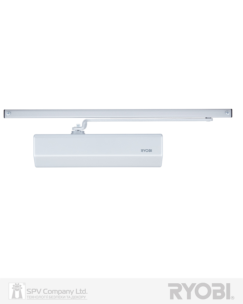 Фото Дотягувач накладний RYOBI 2550 DS-2550T SILVER BC SLD_HO_ARM EN_1-2 до_45кг 900мм       в інтернет-магазині locksmaster.com.ua