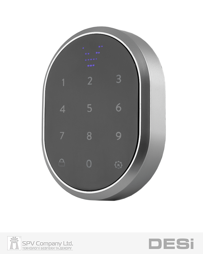 Фото Зчитувач електронний  DESi   Keypad чорний доступ за кодом в інтернет-магазині locksmaster.com.ua