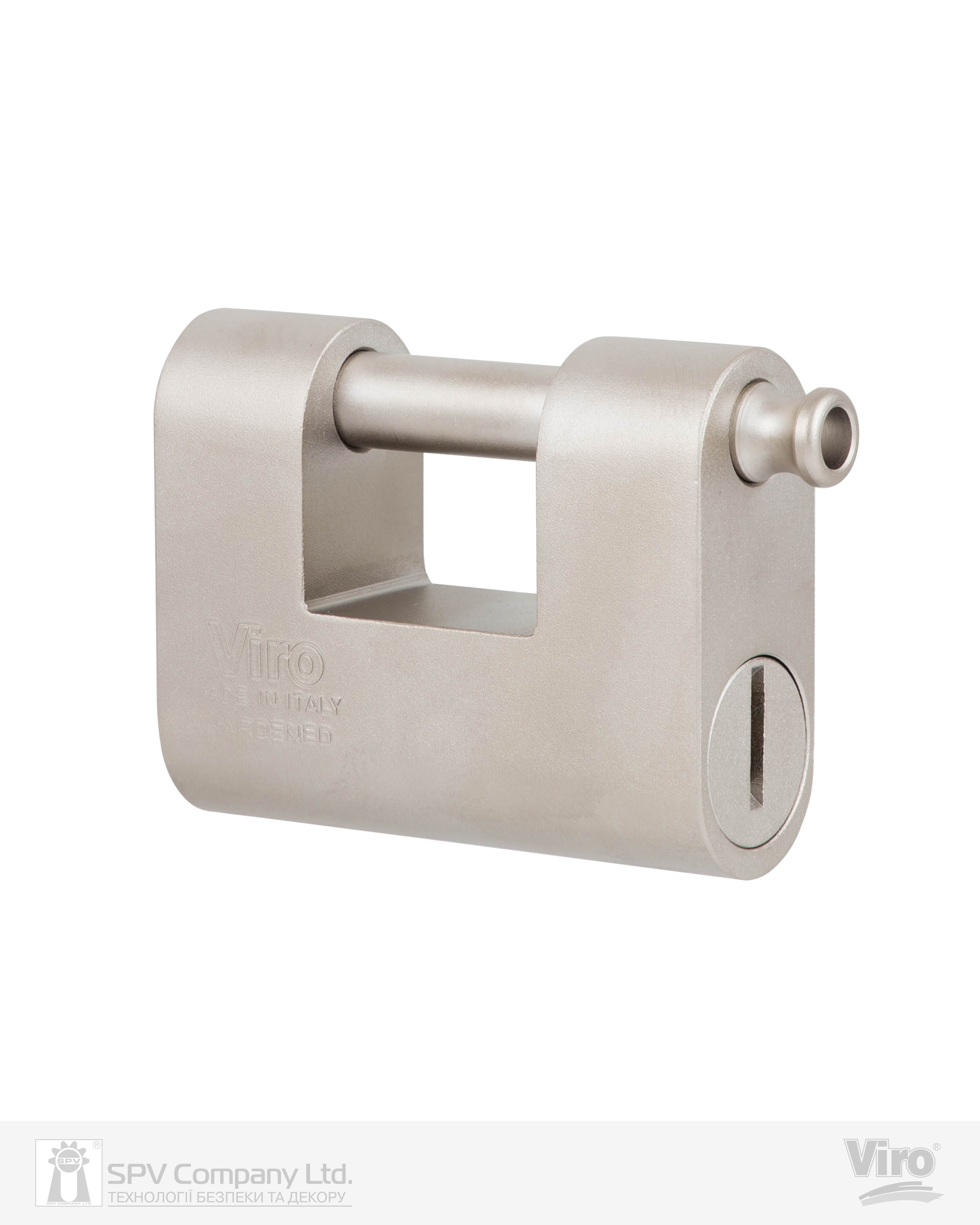 Фото Замок висячий VIRO MONOLITH 4144       3KEY   20,5мм SLID_shackle 13мм BOX key profile patented в інтернет-магазині locksmaster.com.ua