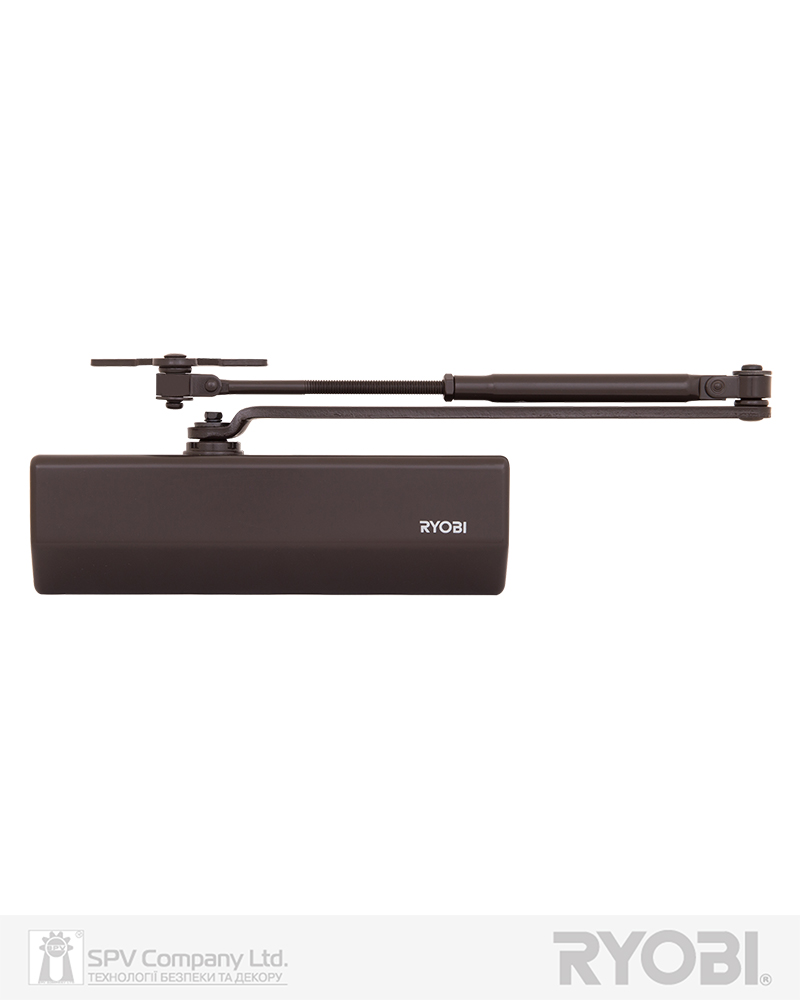 Фото Дотягувач накладний RYOBI *1500 D-1554 DARK_BRONZE   UNIV_ARM EN_2/3/4 до_80кг 1100мм   FIRE   в інтернет-магазині locksmaster.com.ua