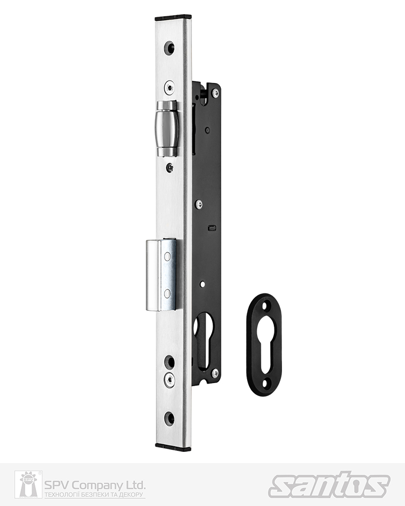 Фото Замок врізний SANTOS DIN 720 UNIV BS30мм     SS 24мм U_FOREND   w/o_SP в інтернет-магазині locksmaster.com.ua