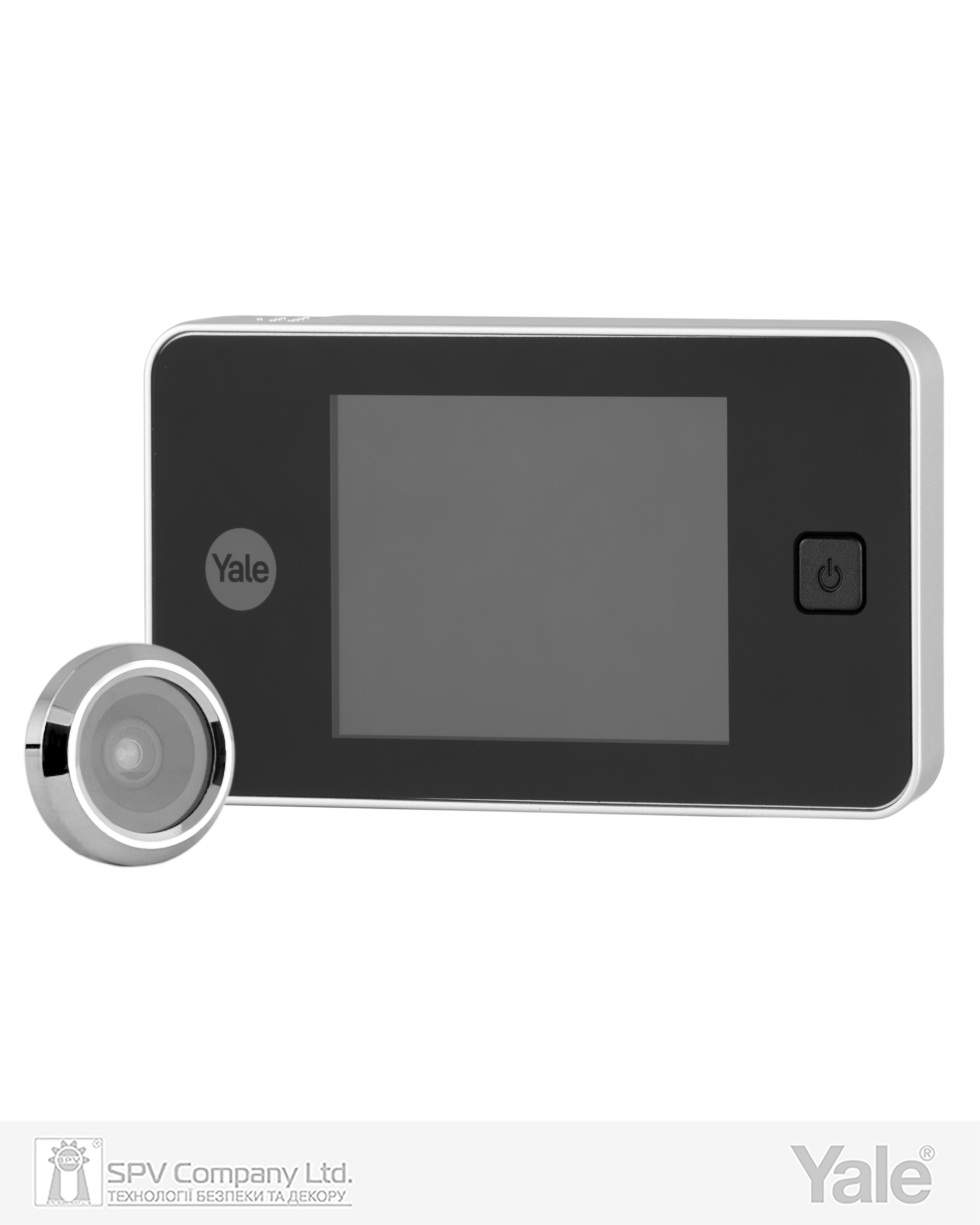 Фото Відеовічко YALE 500 сірий для дверей в інтернет-магазині locksmaster.com.ua