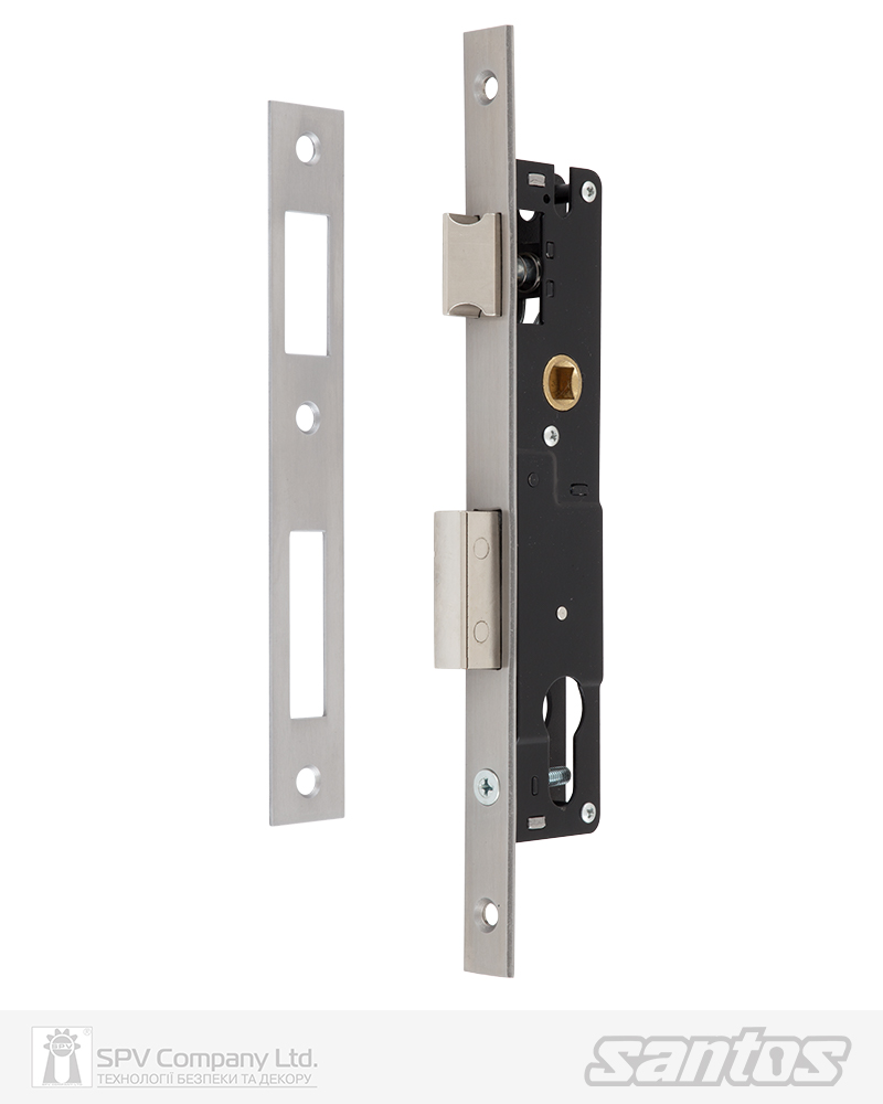 Фото Замок врізний SANTOS DIN 726 UNIV BS25мм 85мм   SS 22мм FOREND   SP в інтернет-магазині locksmaster.com.ua