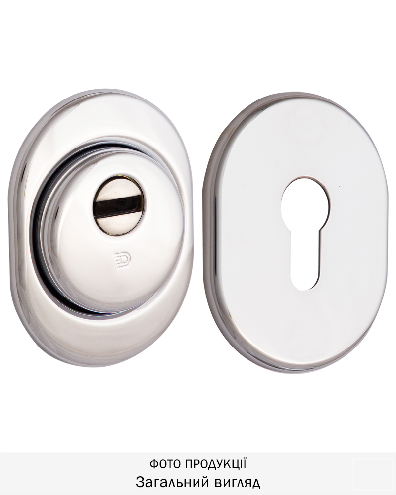 Фото Протектор DISEC   SFERIK BDS16/4 DIN OVAL 25мм   Хром_полірований 3клас C     Комплект в інтернет-магазині locksmaster.com.ua