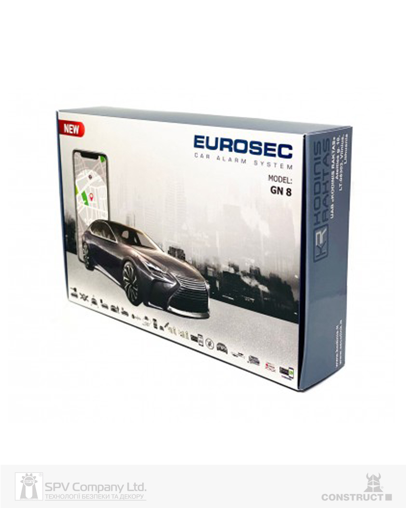 Фото Автосигналізація EUROSEC GN8       CAN-BUS/GSM/GPS в інтернет-магазині locksmaster.com.ua