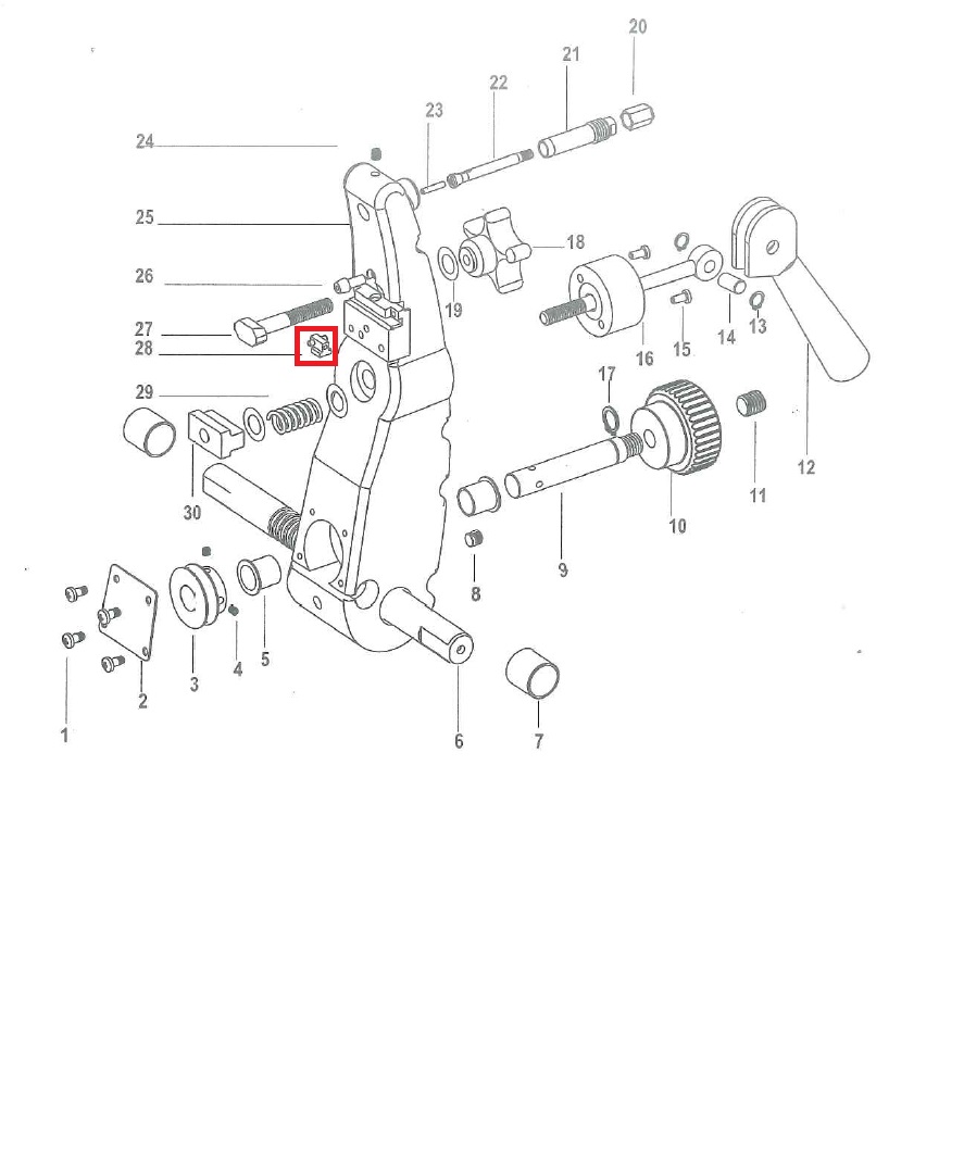 Фото Упор MUL-T-LOCK   COMPACT II      бланків ключів МТЛ 400/600 в інтернет-магазині locksmaster.com.ua