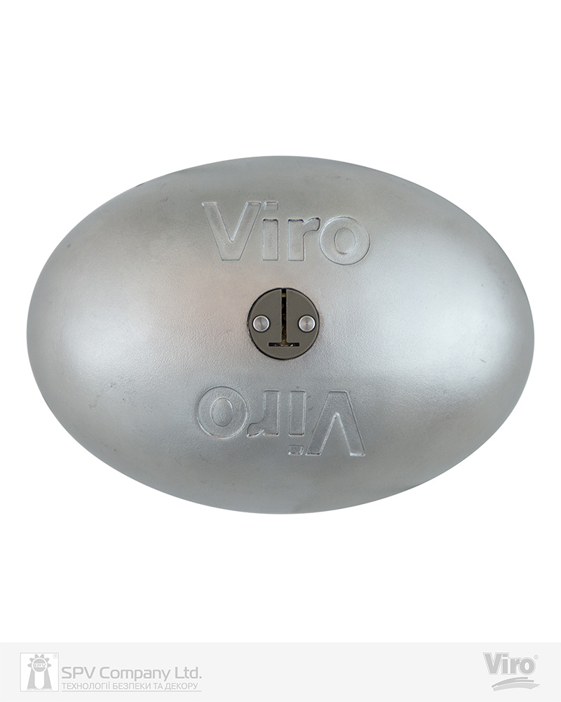 Фото Замок VIRO VAN VANLOCK R STAINLESS_STEEL  навісний на дверцята автомобіля     3KEY       в інтернет-магазині locksmaster.com.ua