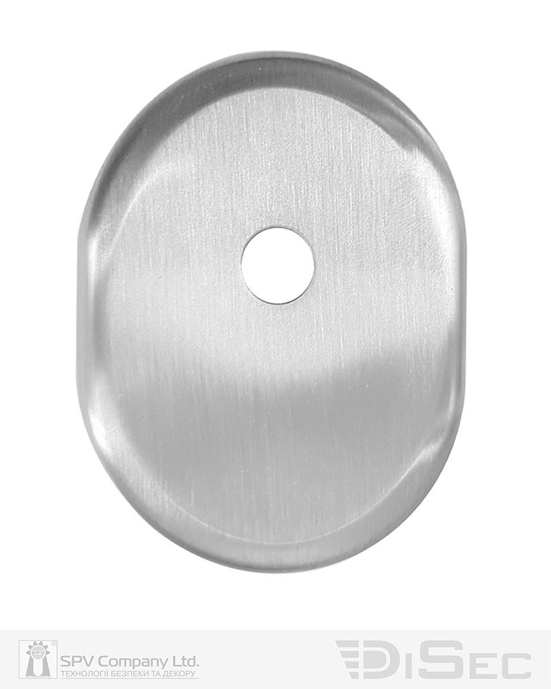 Фото Щиток DISEC     KT3560 DIN OVAL     Нерж.сталь_мат   IT     Внутрішній, до подовженого штоку тумблеру в інтернет-магазині locksmaster.com.ua