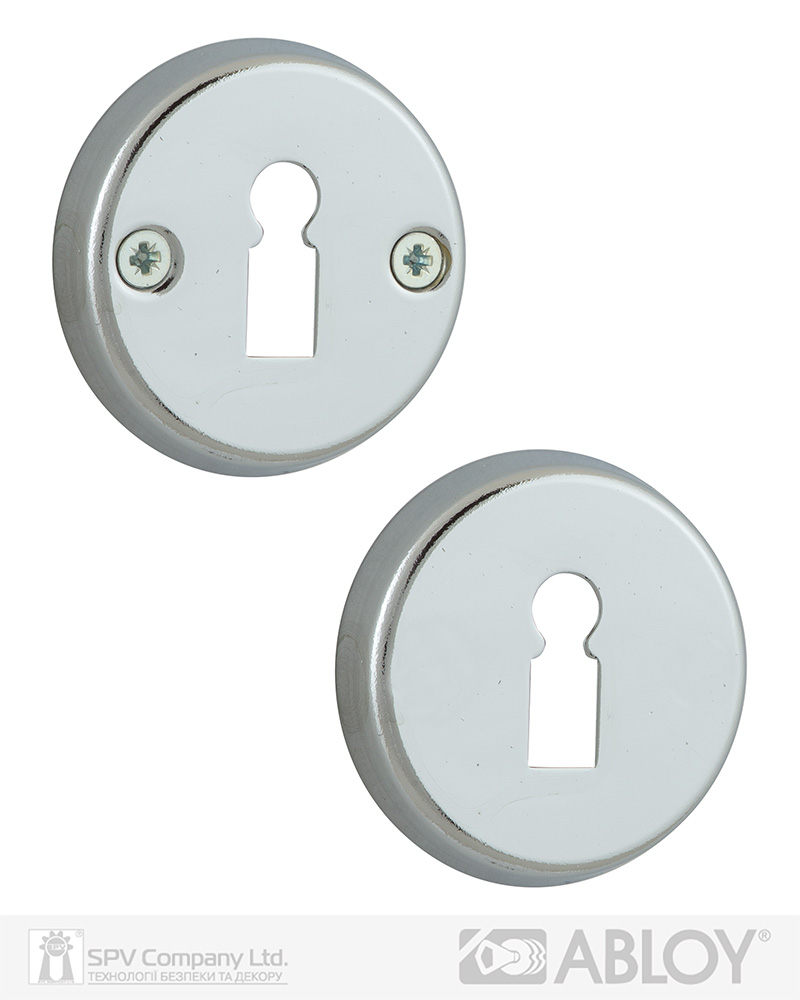 Фото Щиток ABLOY   LH004   BB ROUND   Хром_полірований   наскрізь   FE_CR Комплект в інтернет-магазині locksmaster.com.ua