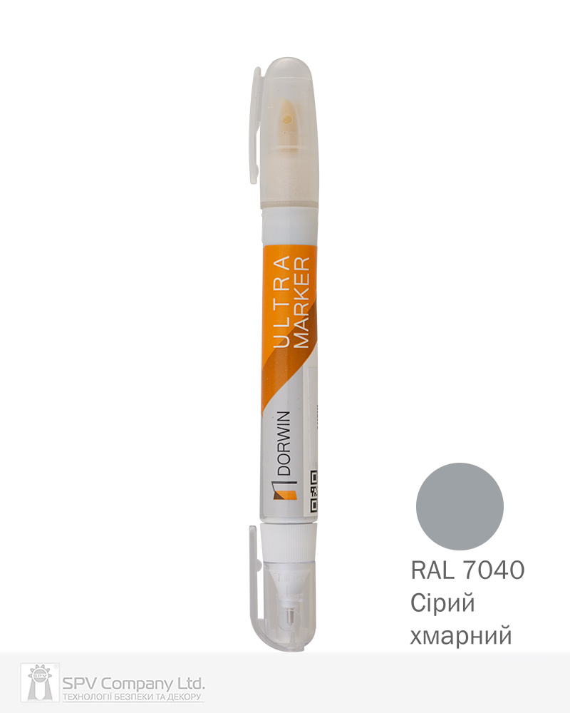 Фото Ретушуючий маркер DORWIN сірий_хмарний RAL 7040     в інтернет-магазині locksmaster.com.ua