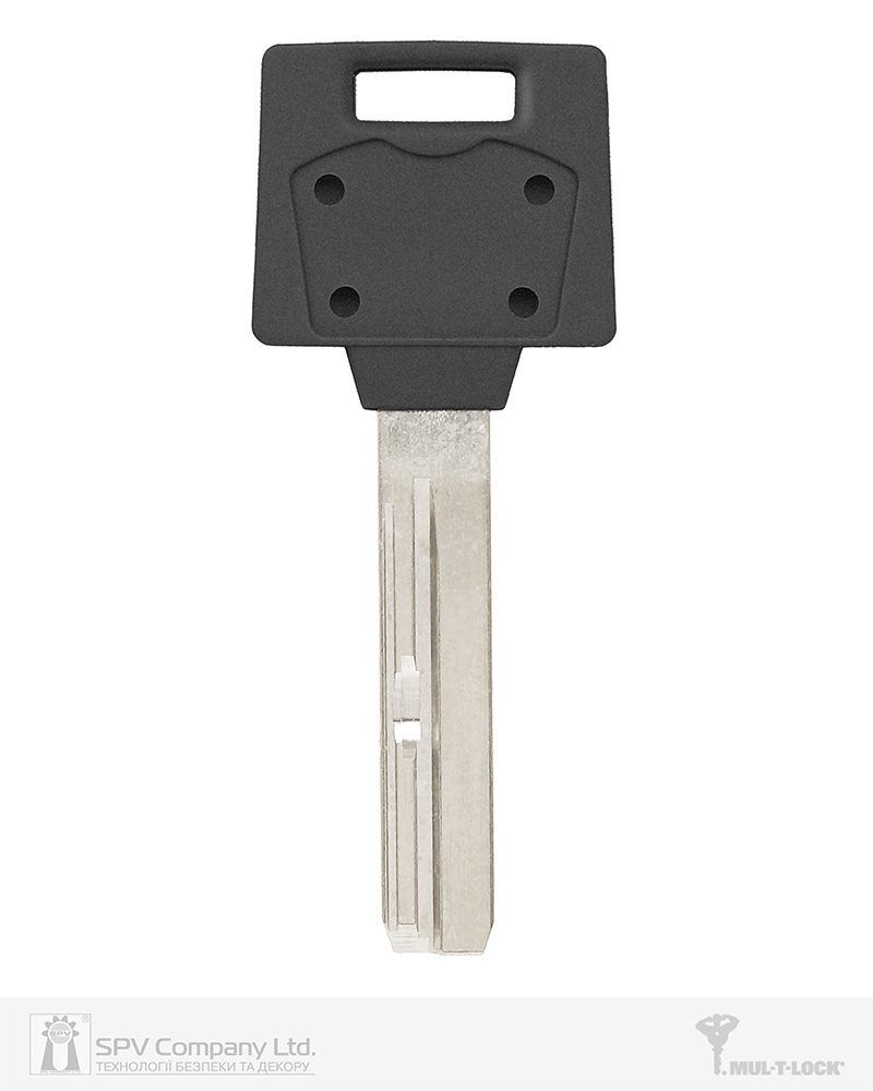 Фото Ключ MUL-T-LOCK MTL400 1KEY 2865 42,5мм HORIZONTAL   NSi 31мм     DND3D_BLACK_INS   в інтернет-магазині locksmaster.com.ua