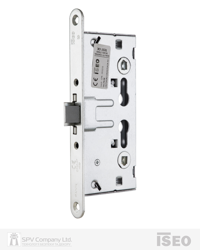 Фото Замок ISEO   врізний 214120654 1 Locking BS65мм 72мм   9x9мм Zinc PANIC FUNCTION D/E в інтернет-магазині locksmaster.com.ua