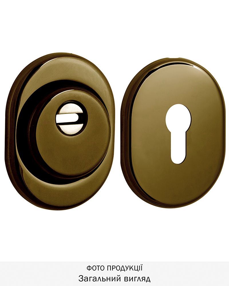 Фото Протектор DISEC   SFERIK BDS16/4 DIN OVAL 25мм   Бронза_PVD 3клас B     Комплект в інтернет-магазині locksmaster.com.ua