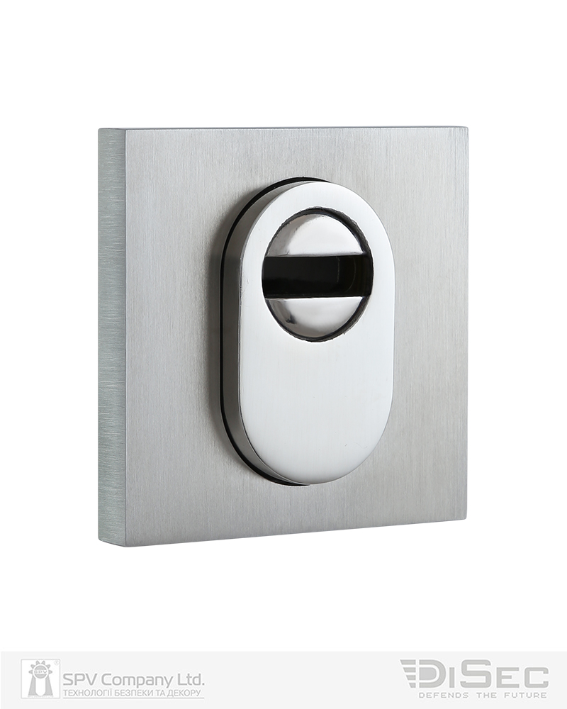 Фото Протектор DISEC   GUARD_QUADRA NX2F DIN SQUARE     Нерж.сталь_мат   IT     Зовнішній в інтернет-магазині locksmaster.com.ua