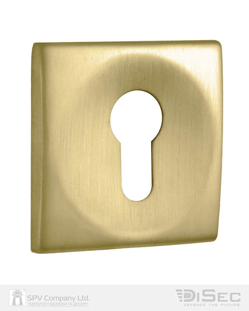 Фото Щиток DISEC     KT3796 DIN SQUARE     Латунь_мат   TT       в інтернет-магазині locksmaster.com.ua