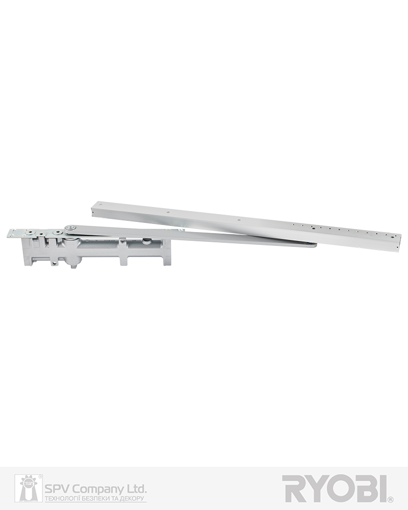 Фото Дотягувач врізний RYOBI COU-50 COU-53H_L ALUMINIUM   SLD_ARM EN_3 65кг 950мм RIGHT FIRE   в інтернет-магазині locksmaster.com.ua
