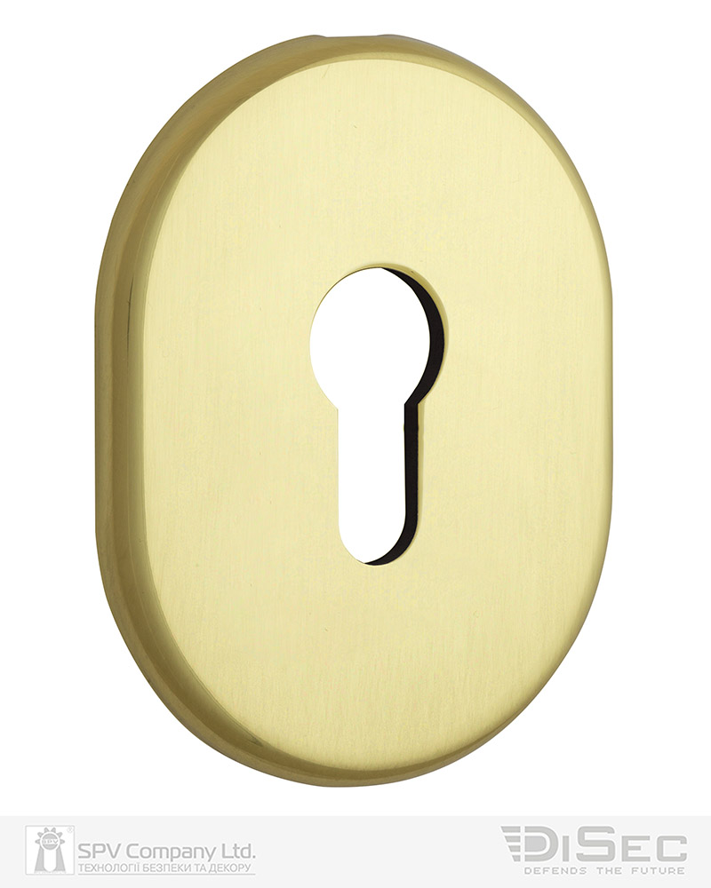Фото Щиток DISEC     KT036 DIN OVAL     Латунь_полірована   L       в інтернет-магазині locksmaster.com.ua