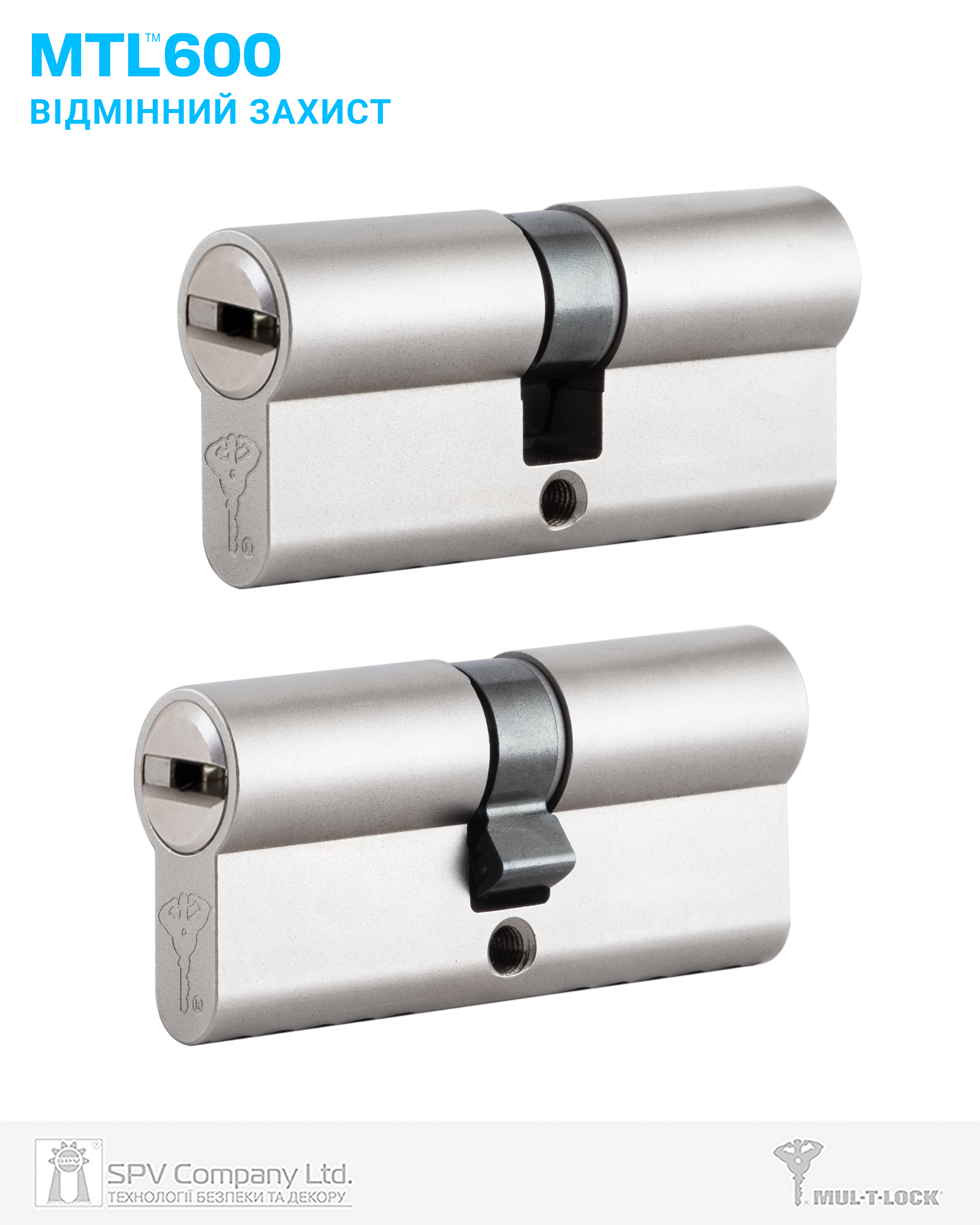 Фото Циліндр MUL-T-LOCK DIN_KK XP   MTL600 105 NST 40x65   CAM30   5KEY DND3D_BLUE 264S в інтернет-магазині locksmaster.com.ua