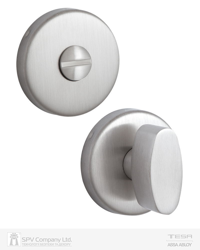 Фото Щиток TESA MB0REME     WC ROUND   Нерж.сталь_мат 50мм накладне   I: Inox   в інтернет-магазині locksmaster.com.ua