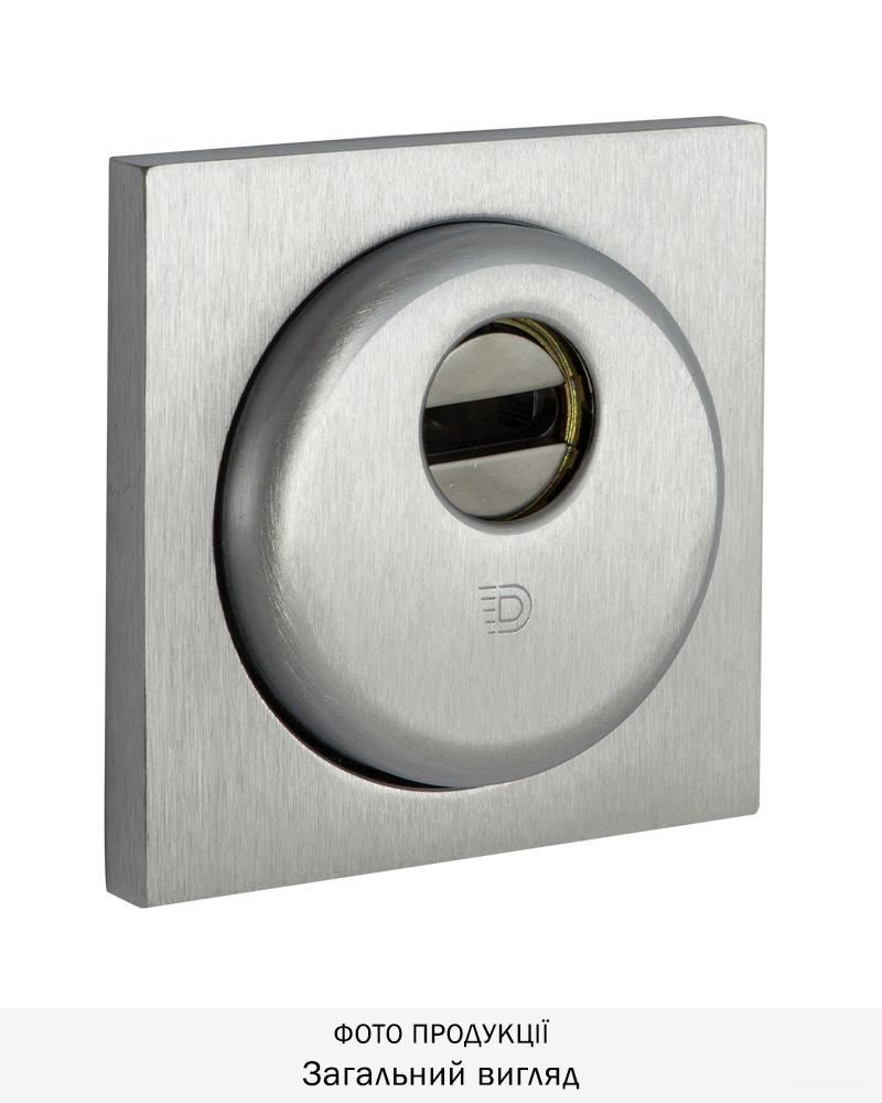 Фото Протектор DISEC   MONOLITO_KRIPTON_SFERIK BDT250 DIN SQUARE 25мм   Нерж.сталь_мат 4клас IT     Зовнішній в інтернет-магазині locksmaster.com.ua