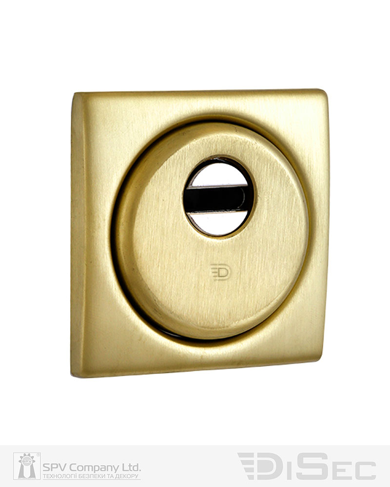 Фото Протектор DISEC   SFERIK BD+ DIN SQUARE 25мм   Латунь_мат 3клас TT     Зовнішній в інтернет-магазині locksmaster.com.ua