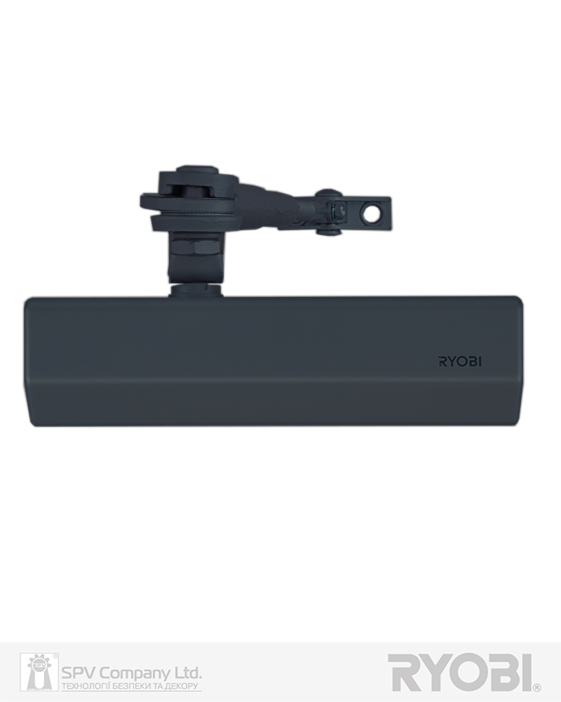 Фото Дотягувач накладний RYOBI 2550 DS-2550 GREY_ANTHRACITE BC STD_HO_ARM EN_1-4 до_80кг 1100мм       в інтернет-магазині locksmaster.com.ua