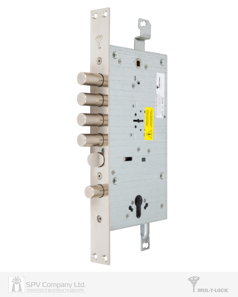 Фото Замок врізний MUL-T-LOCK 3-WAY MATRIX+DIN DFM30328M CR UNIV   BS65мм 85мм     3KEY MTR_M   100мм   w/o_SP в інтернет-магазині locksmaster.com.ua