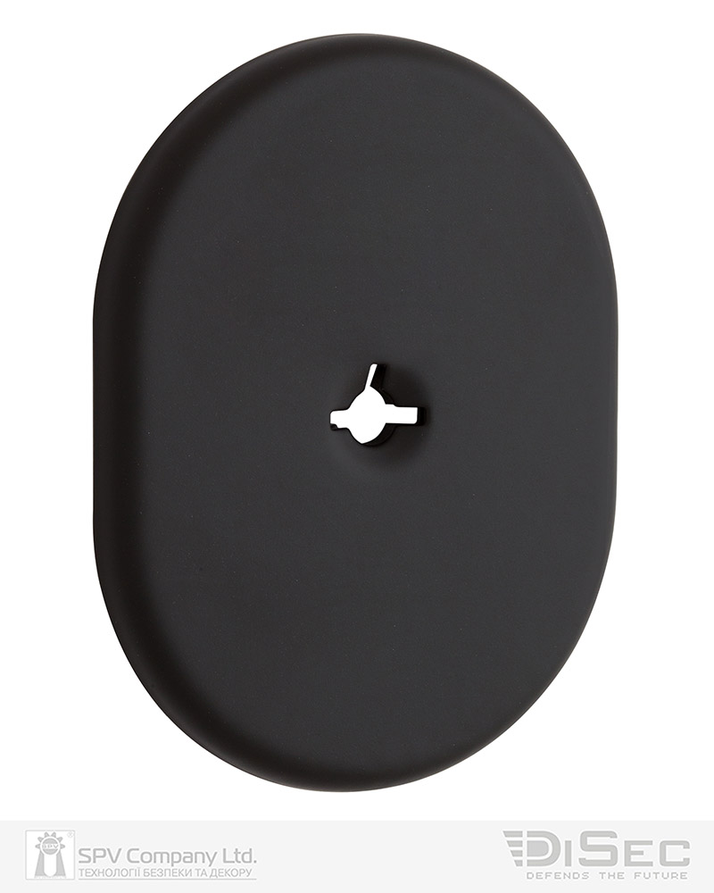 Фото Щиток DISEC     KT2112 OMEGA OVAL     Фарба_чорна   N     Без шторки в інтернет-магазині locksmaster.com.ua