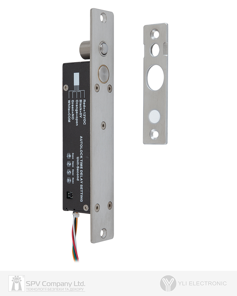 Фото Замок електроригельний YLI YB-800B 12В НЗ 34 мм з елементом позиціонування в інтернет-магазині locksmaster.com.ua