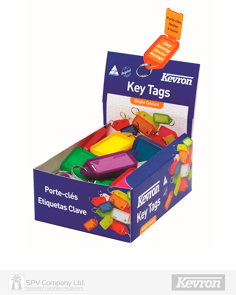 Фото Набір брелоків KEVRON ID30_AC50 MIX пластик 74x38мм 50шт в інтернет-магазині locksmaster.com.ua