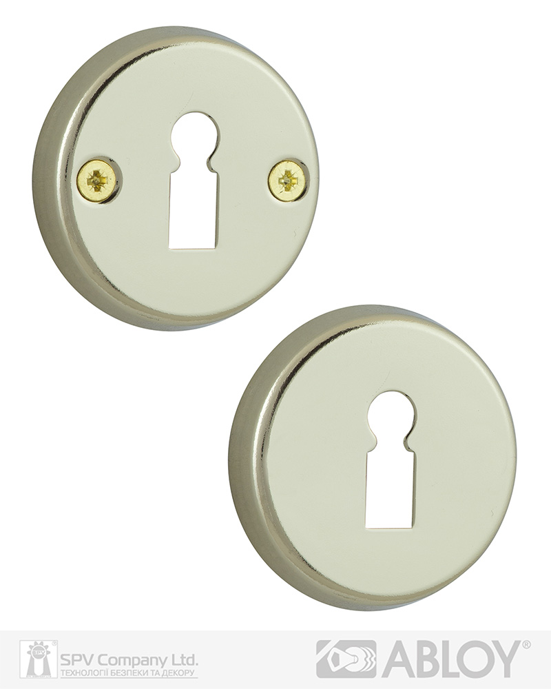 Фото Щиток ABLOY   LH004   BB ROUND   Лак_золотистий   наскрізь   FE_KULA Комплект в інтернет-магазині locksmaster.com.ua