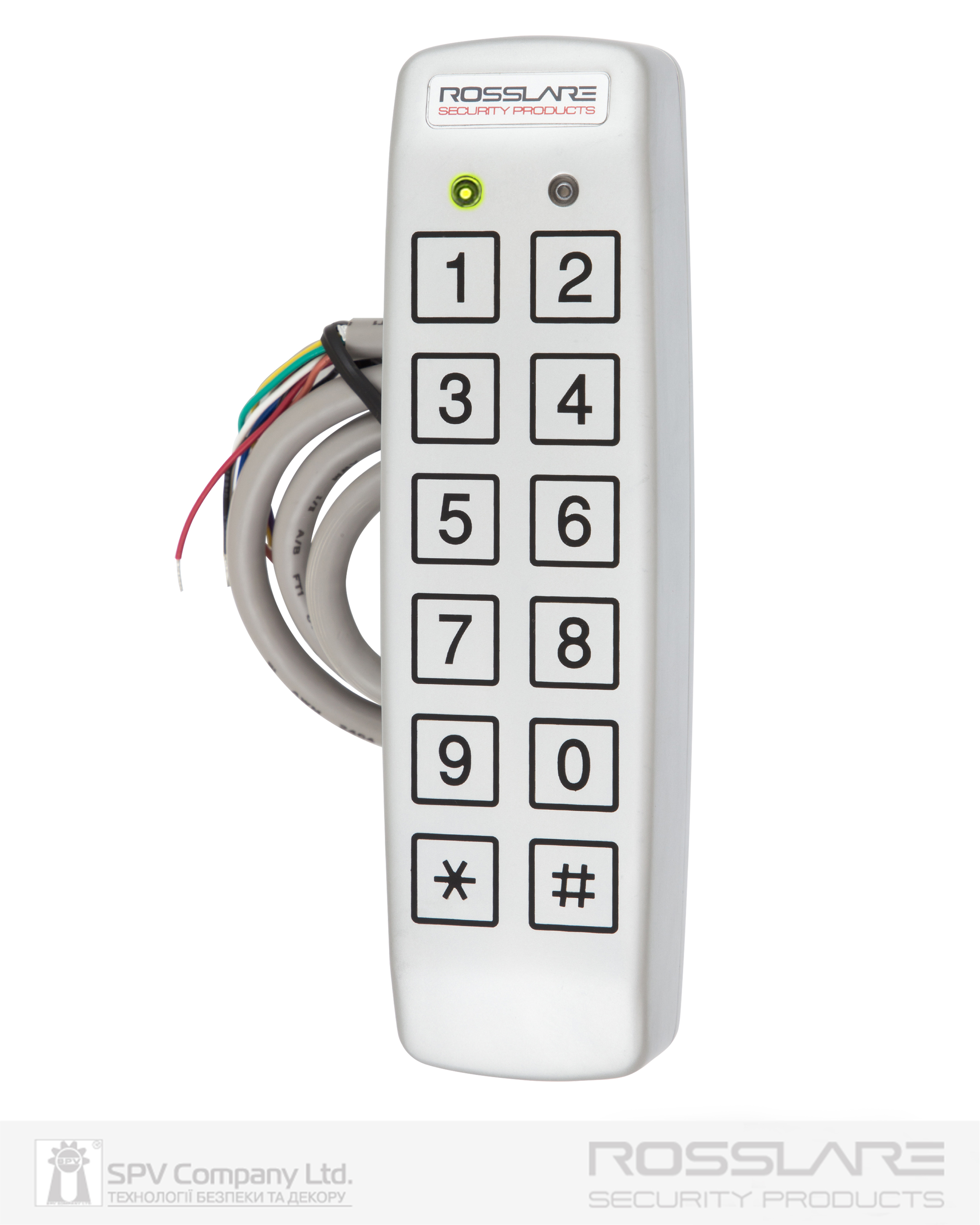 Фото Електронний контролер  ROSSLARE AC-S43 автономний антивандальний зовнішній код   з п'єзо кнопками   в інтернет-магазині locksmaster.com.ua