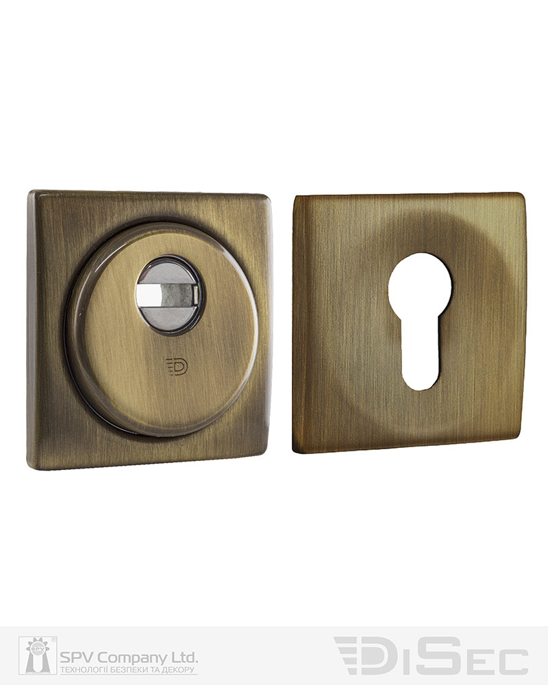 Фото Протектор DISEC   SFERIK BD+ DIN SQUARE 25мм   Бронза_сатин 3клас BS     Комплект в інтернет-магазині locksmaster.com.ua