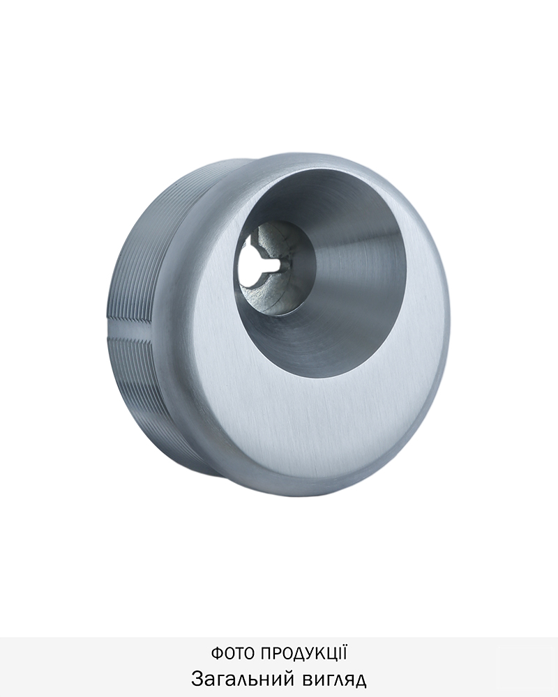 Фото Протектор DISEC   MONOLITO MA3086 OMEGA   22мм   Хром_мат 3клас T     без щитка в інтернет-магазині locksmaster.com.ua