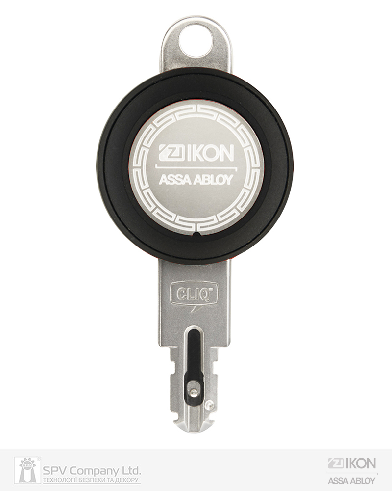 Фото Ключ IKON e-CLIQ 1KEY   27мм VERTICAL CLIQ_GO   15мм       BLACK в інтернет-магазині locksmaster.com.ua