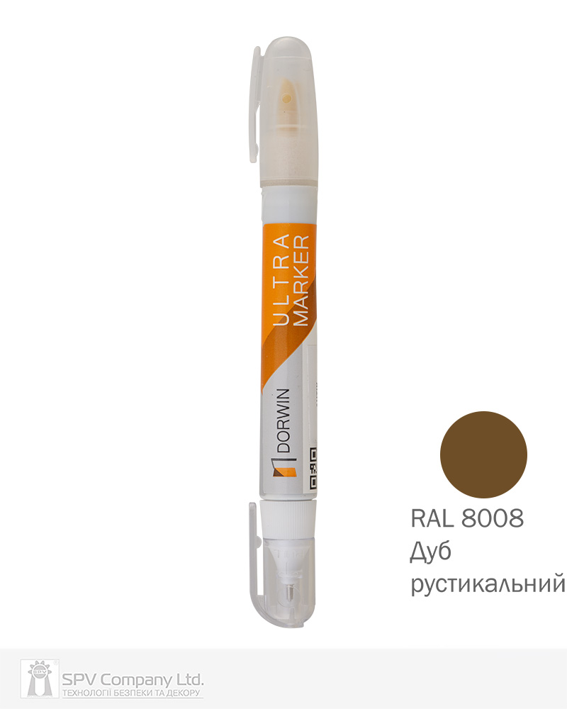 Фото Ретушуючий маркер DORWIN дуб_рустикальний RAL 8008     в інтернет-магазині locksmaster.com.ua
