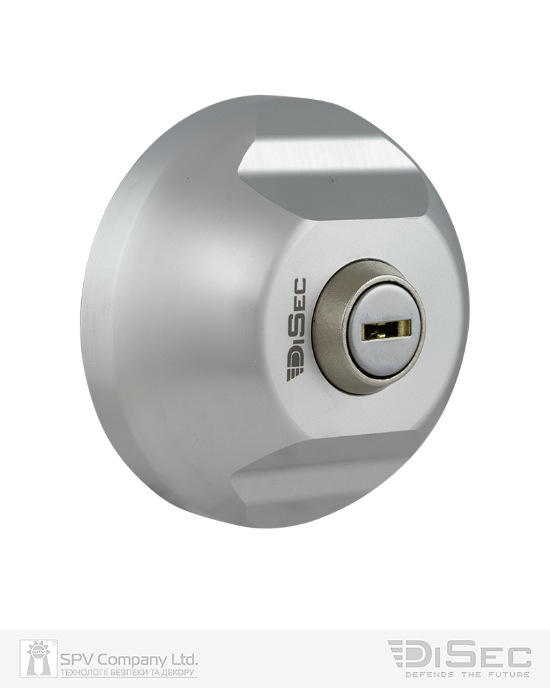 Фото Замок DISEC VAN RIF70 SILVER 2KEY навісний на дверцята автомобіля         в інтернет-магазині locksmaster.com.ua